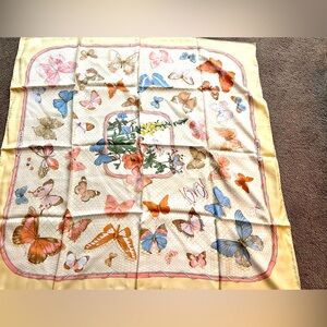 Hermes silk scarf farandole 90 butterflies